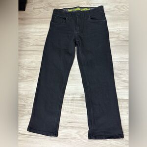 Lee X-treme comfort jeans for boys, black, size 10H, adjustable